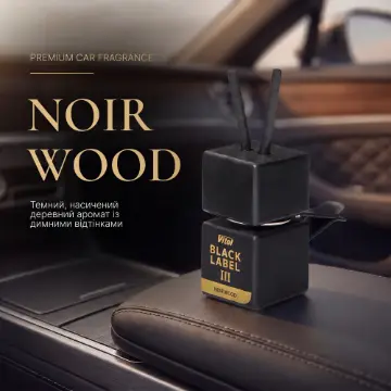 автомобильный ароматизатор Vitol Lab Noir Wood, LACK PIECE, 8 мл — 2