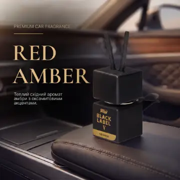 автомобильный ароматизатор Vitol Lab Red Amber, RED CRYSTAL EXTRAIT, 8 мл — 2