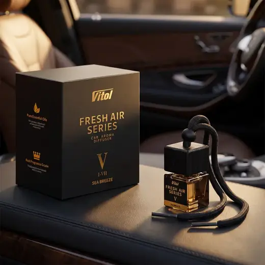 автомобильный ароматизатор Vitol Lab Sea Breeze, Black Sea, 8 мл