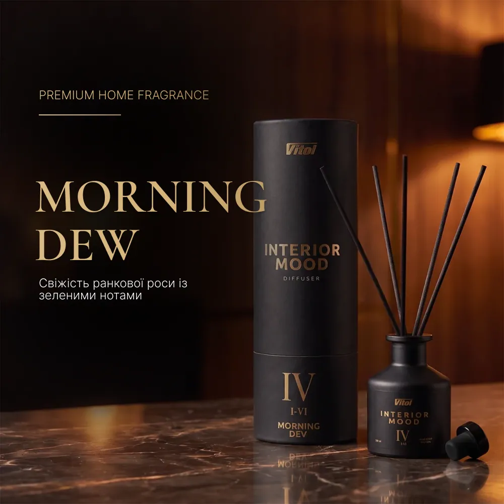 аромадиффузор для дома Vitol Lab Morning Dew, Bright Air, 50 мл — 2