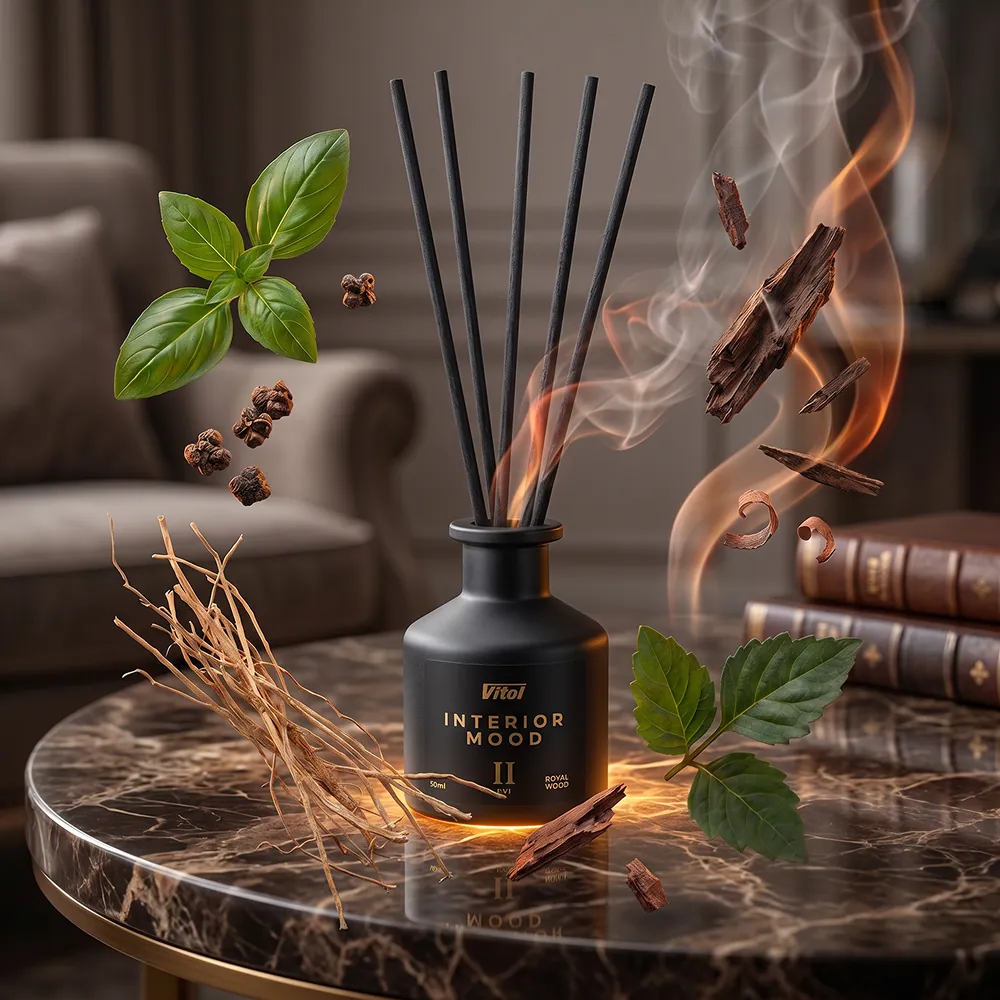 аромадифузор для дому Vitol Lab Royal Wood, SSENCE WOOD ROYAL, 50 мл — 3