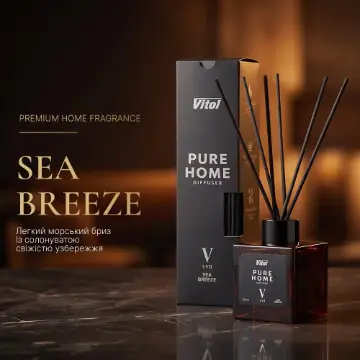 аромадифузор для дому Vitol Lab Sea Breeze, Black Sea, 100 мл — 2