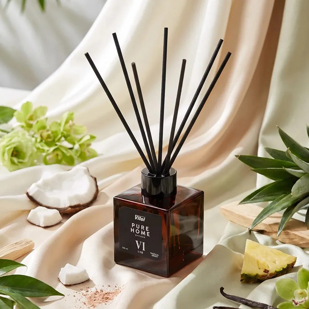 аромадифузор для дому Vitol Lab Tropical Green, Bamboo & Coconut, 100 мл — 5